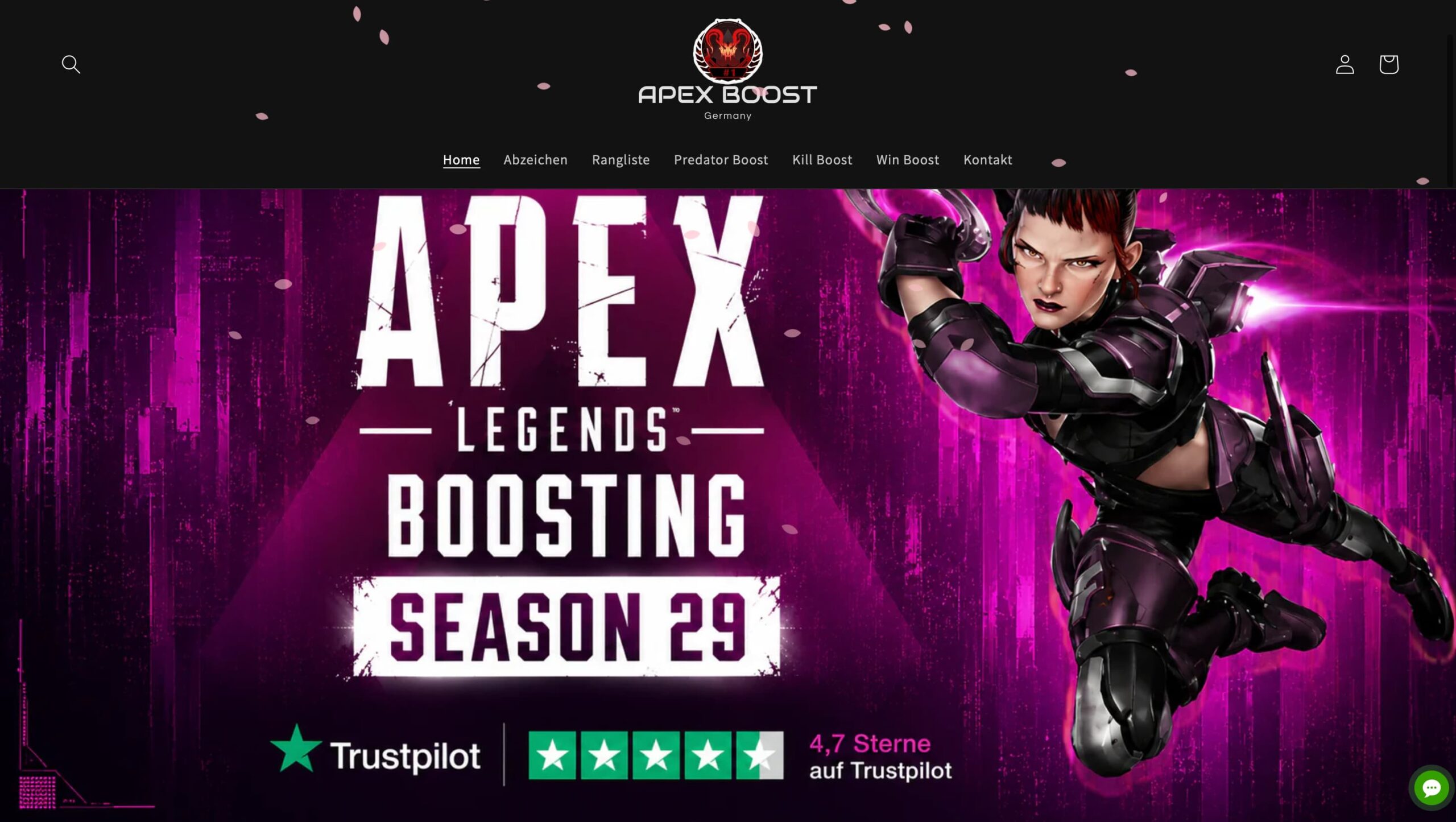 Apex Boost Germany – Desktop Hero